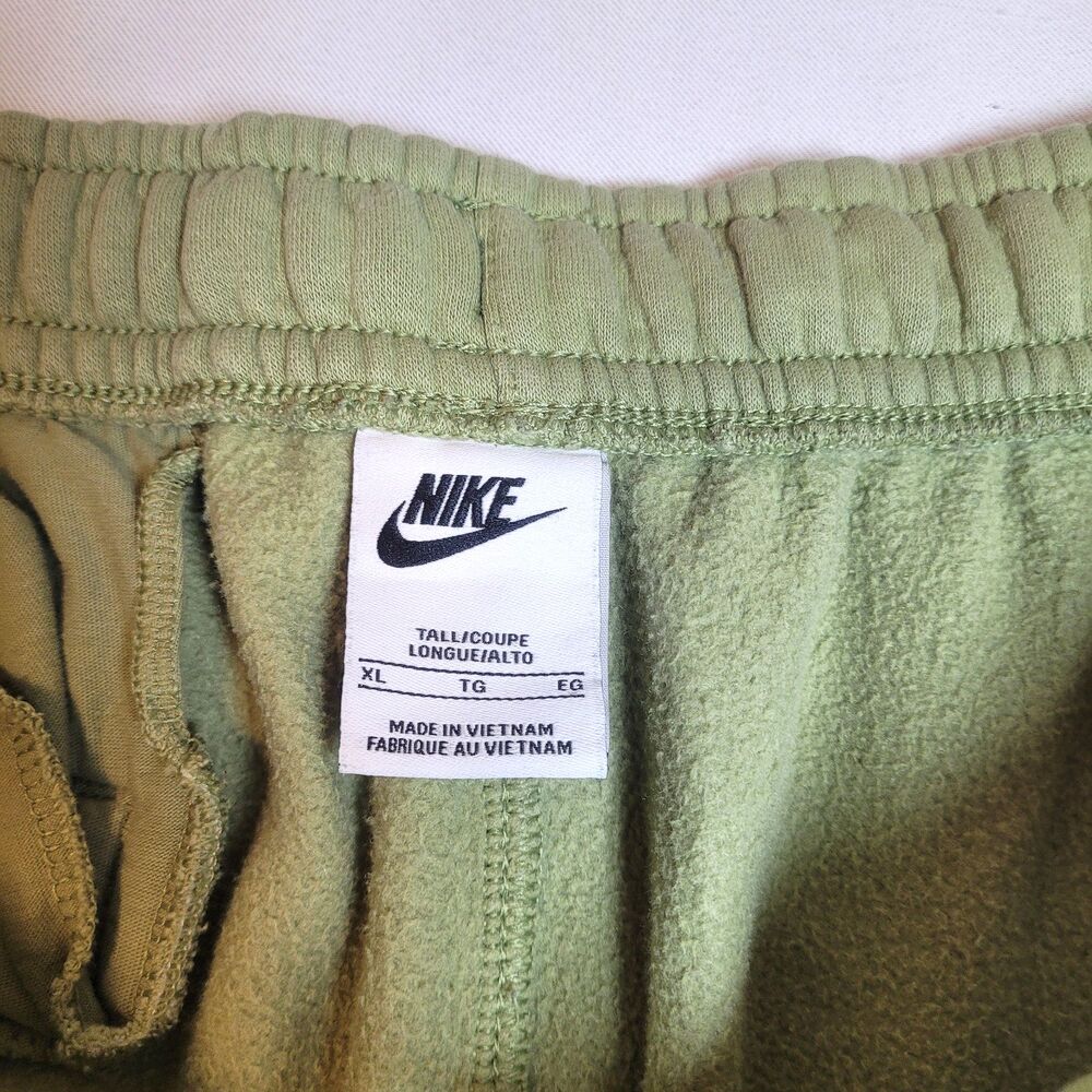Nike Pants Mens XL Green Club Fleece Sweatpants Joggers Swoosh BV2671 - Picture 6 of 14